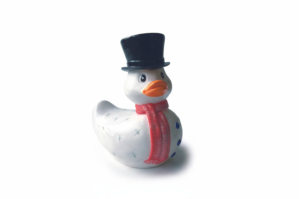 Canard Bonhomme de Neige