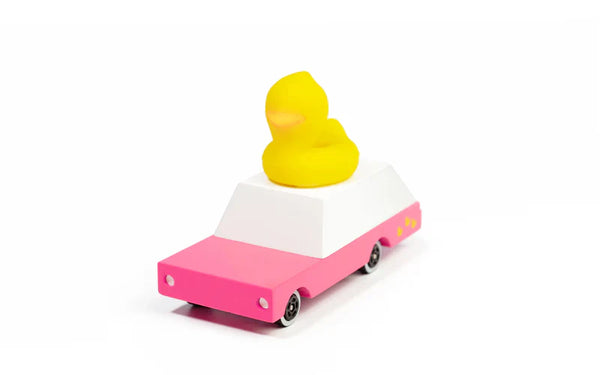 Candycar World Macchinina in legno - Anatra gialla