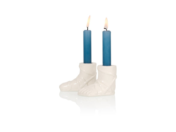 bougeoir sandale gladiateur lot de 2
