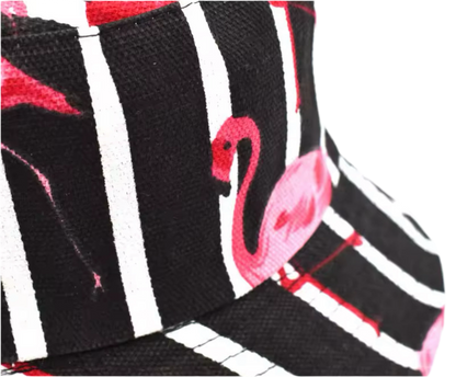 Bob rayé Flamants Roses