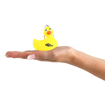 Yellow duck keychain "I RUB My Duckie"