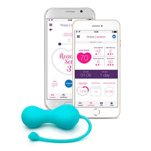 lovelife by ohmibod krush app connected bluetooth kegel turquoise