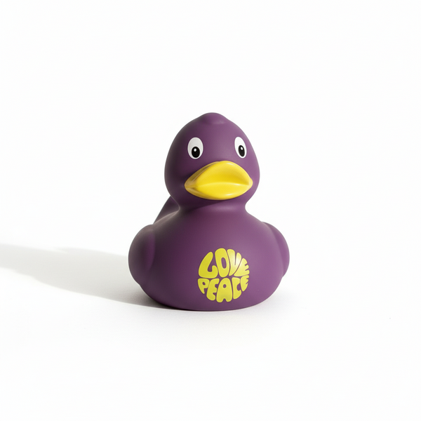 Anatra viola "Ama la pace"
