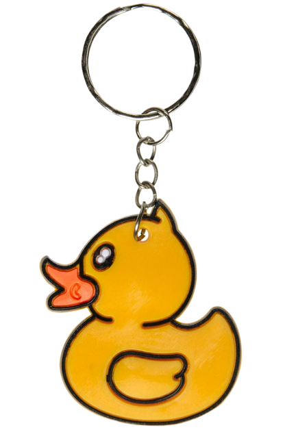Yellow Duck Key Ring