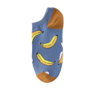 Calcetines cortos de plátano