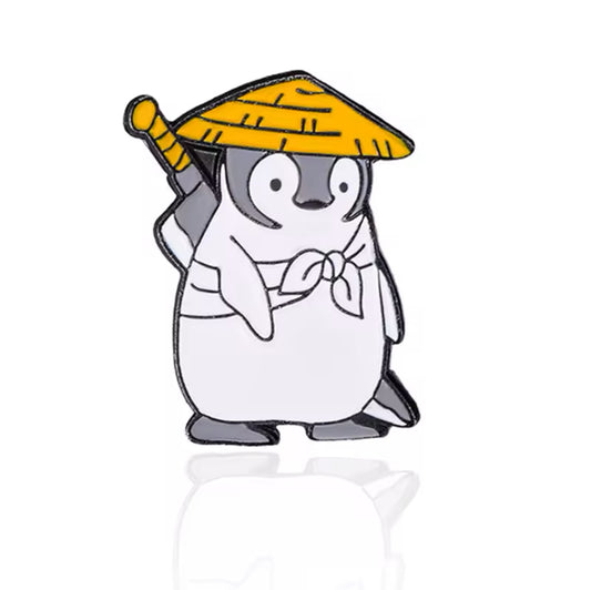 pins pingouin samourai