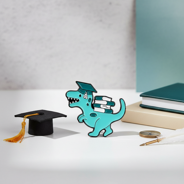 Spilla T-Rex bibliofila