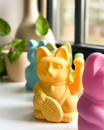 Chat Chanceux Rose Vif