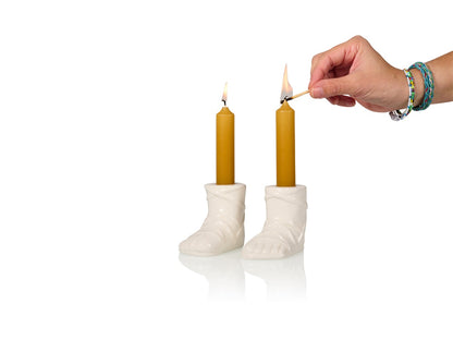 bougeoir sandale gladiateur lot de 2