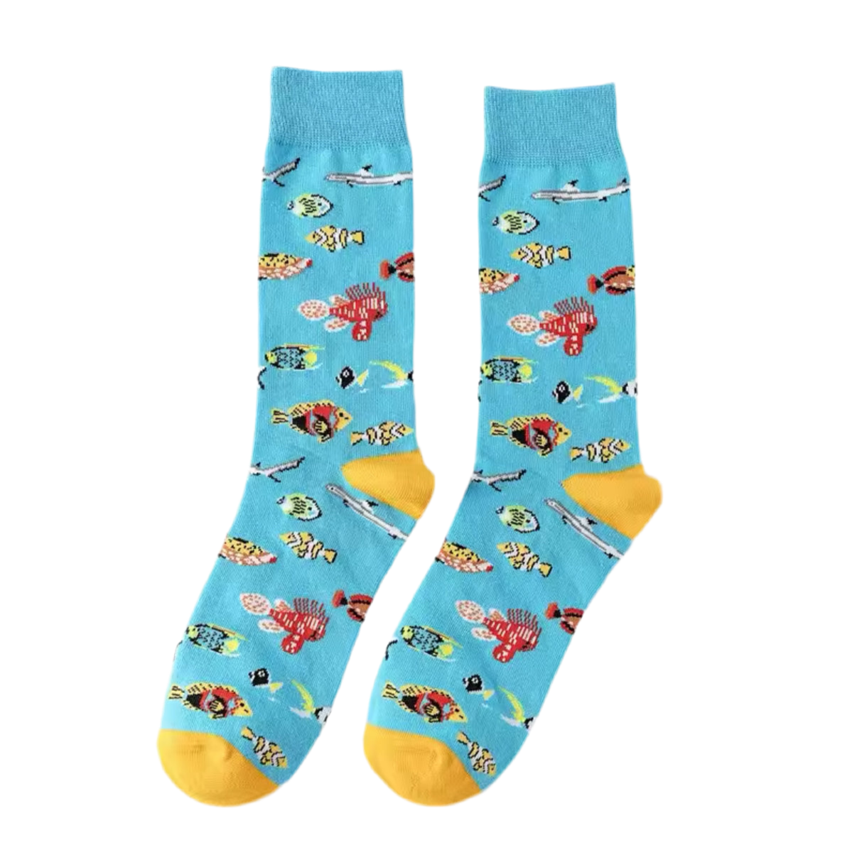 chaussettes poissons exotiques mrcol