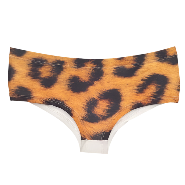 Mutandine con stampa leopardata "TWERK IT."