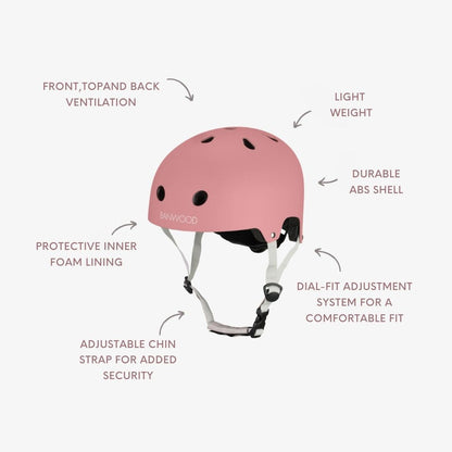 Casque Enfant Eco - Framboise