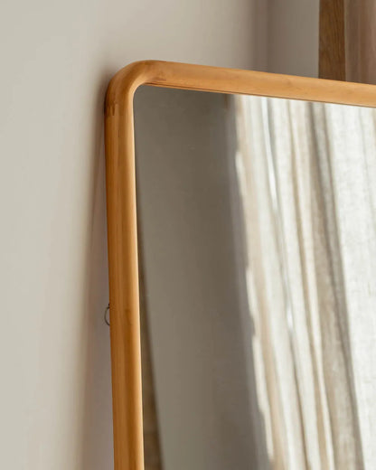 Espejo de pared rectangular madera - CRETA