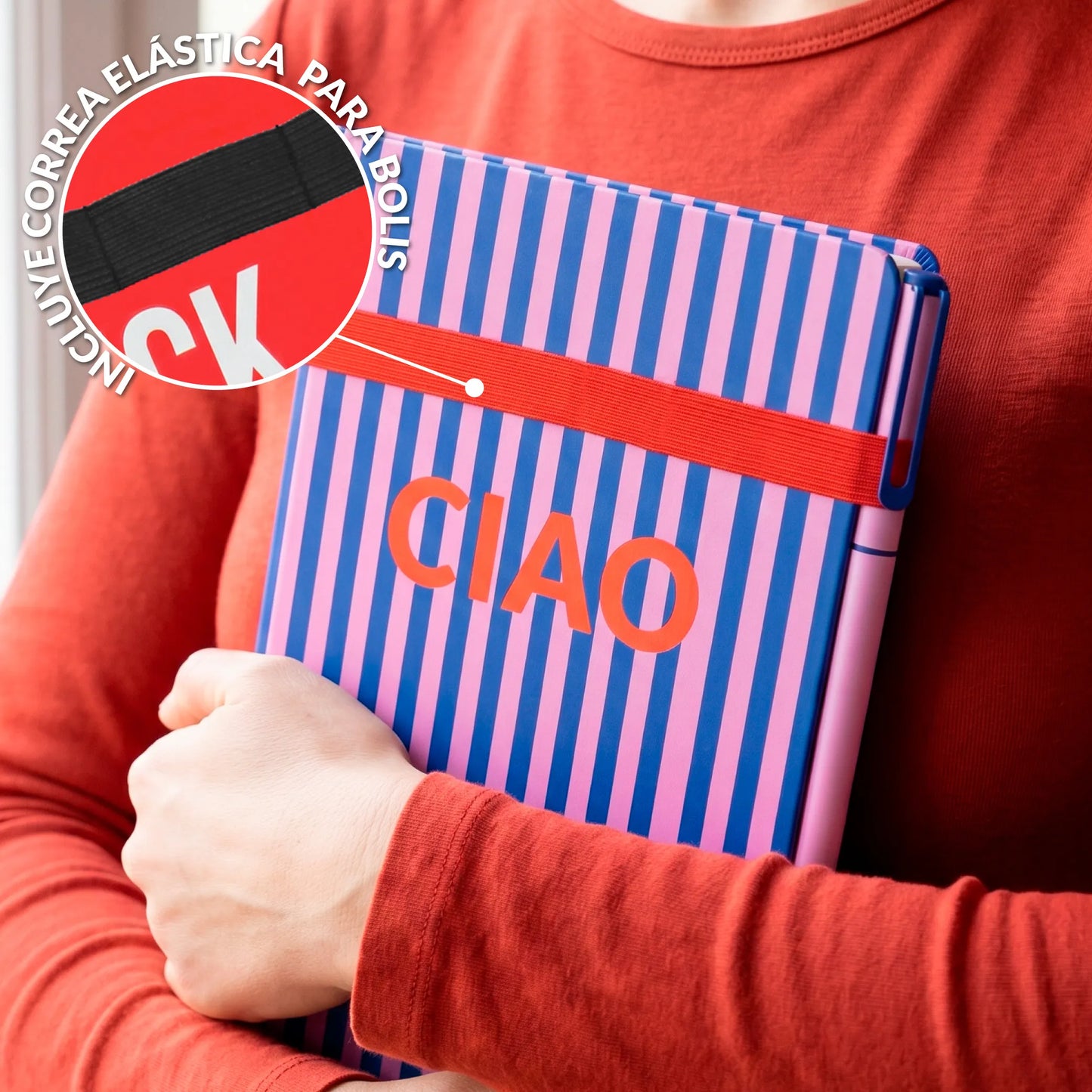 Carnet A5 « Ciao » – Fisura – vue 3