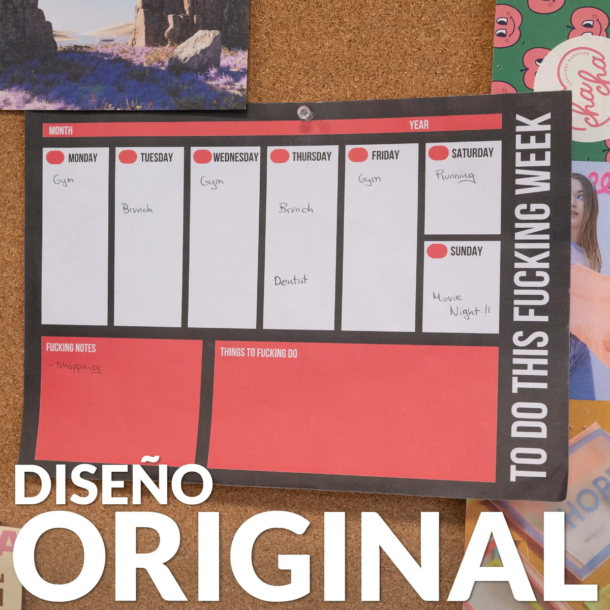 Planner A4 « Fuck off »