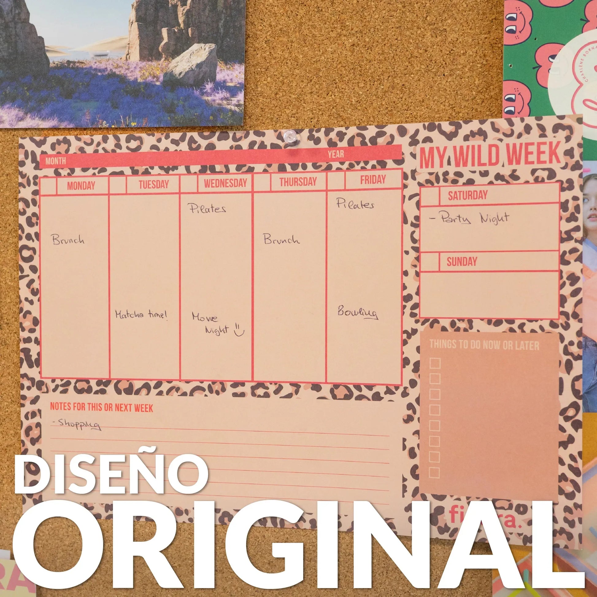 Planner A4 « My wild week » – Fisura – vue 2