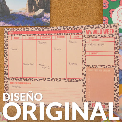 Planner A4 « My wild week » – Fisura – vue 2