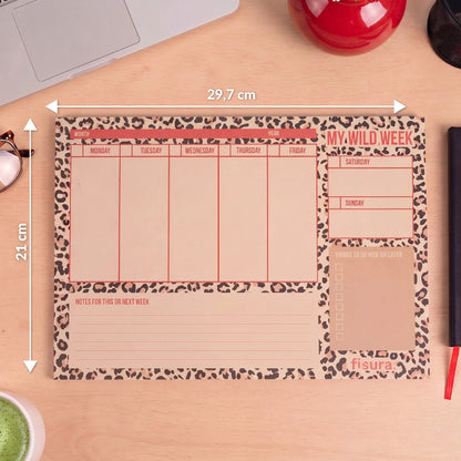 Planner A4 « My wild week » – Fisura – vue 5