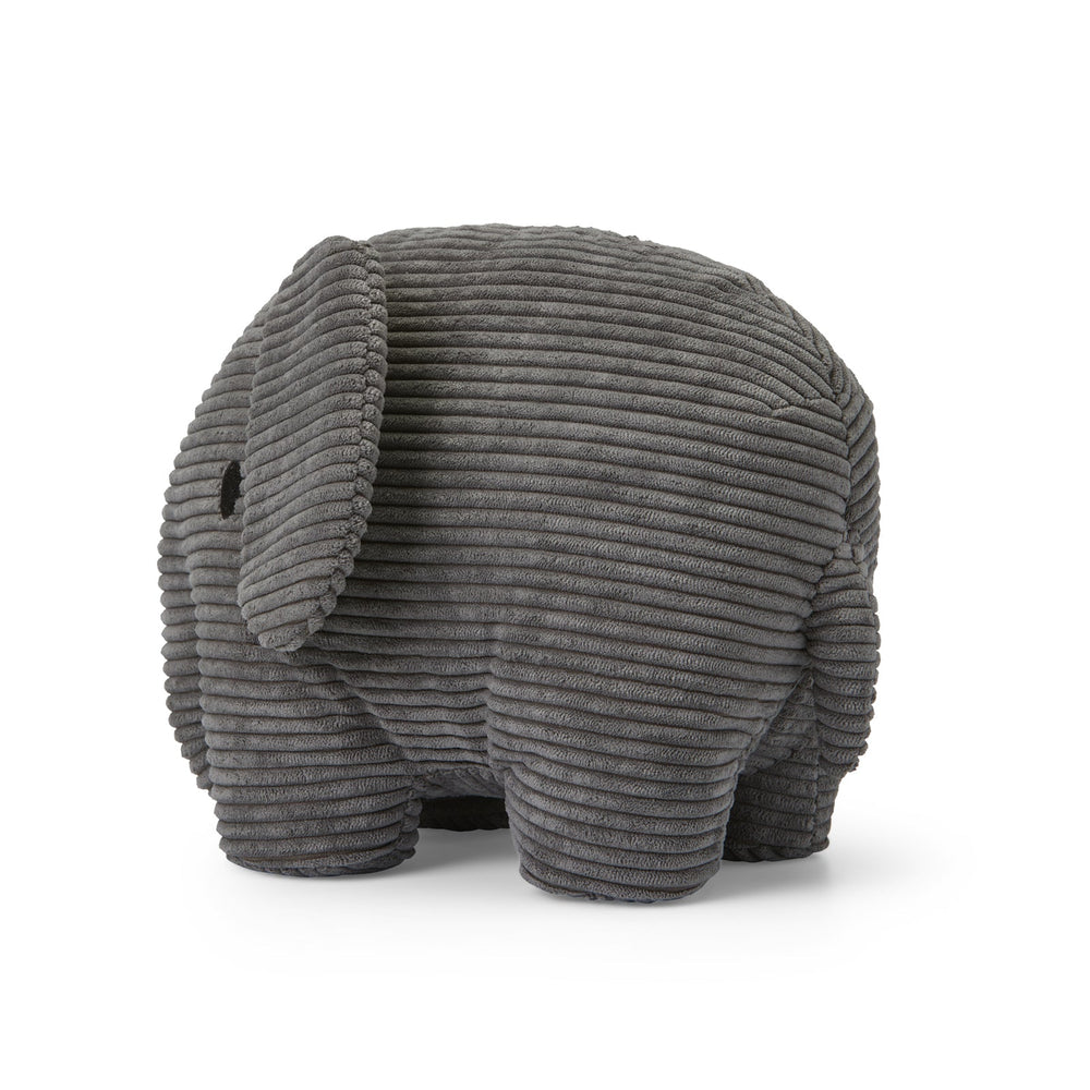 Peluche Éléphant Velours Côtelé