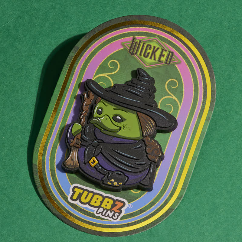 Pin de goma TUBBZ Wicked – Elphaba
