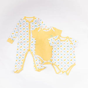 Confezione da 2 body per neonati Little Ducks