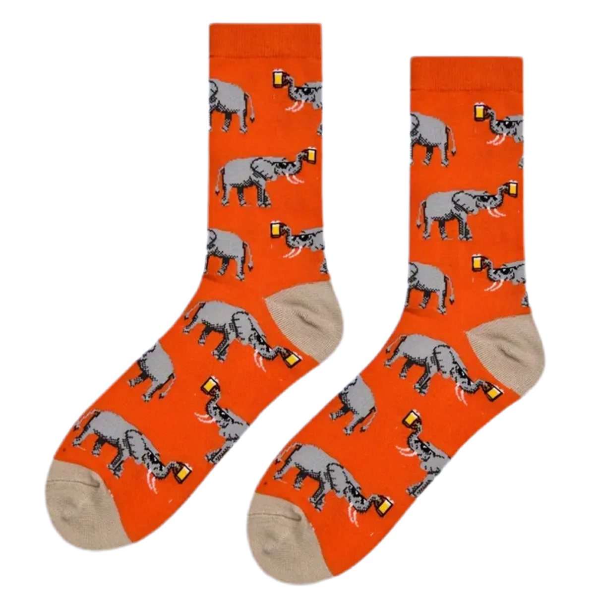 chaussettes elephants avec pintes mrcol
