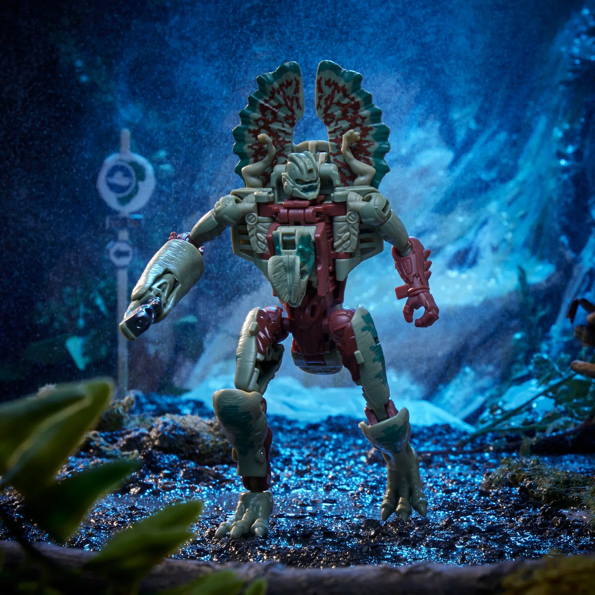 Transformers Collaborative Jurassic Park x Transformers Dilophocon et Autobot JP12 – vue principale