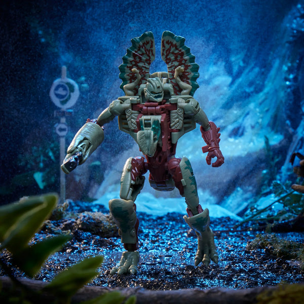 Transformers Colaborativo Jurassic Park x Transformers Dilophocon y Autobot JP12