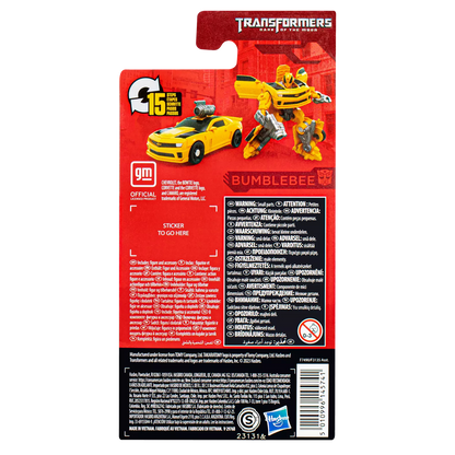 Transformers Generations Studio Series Origin Bumblebee