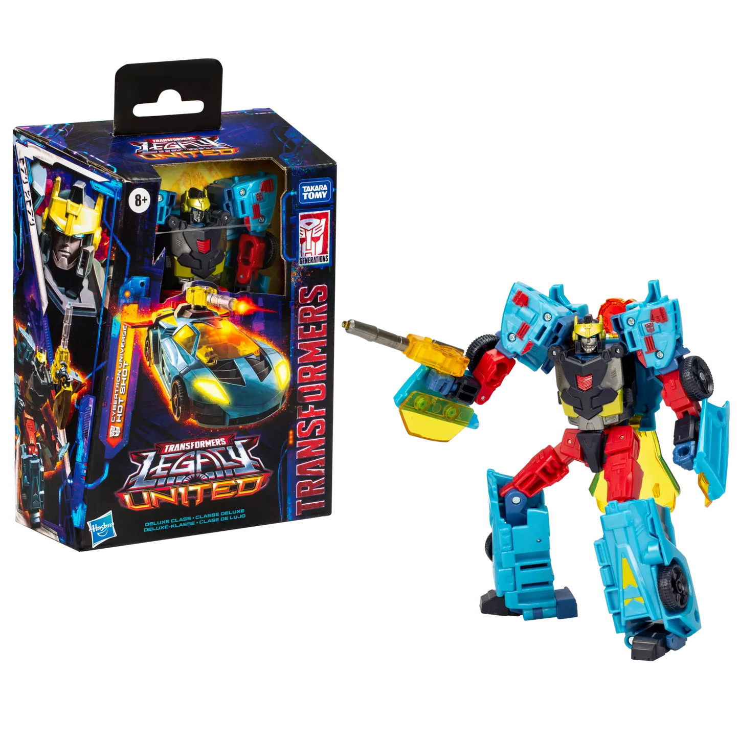 Transformers Generaciones Legado Unido Universo Cybertron Hot Shot