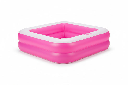 petite piscine gonflable rose