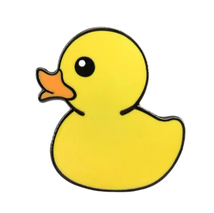 Pin de pato amarillo