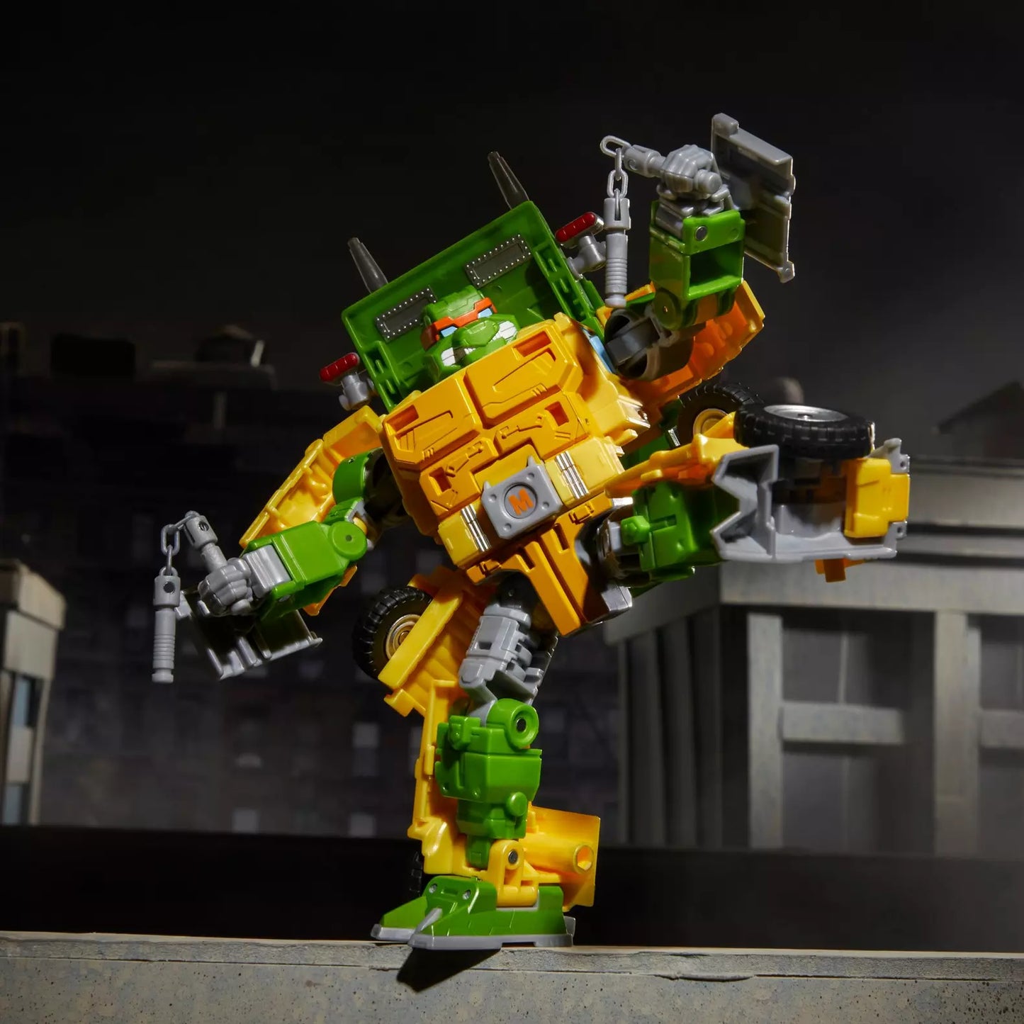 Transformers Collaborative Teenage Mutant Ninja Turtles x Transformers Party Wallop