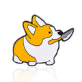 Corgi-speld met mes