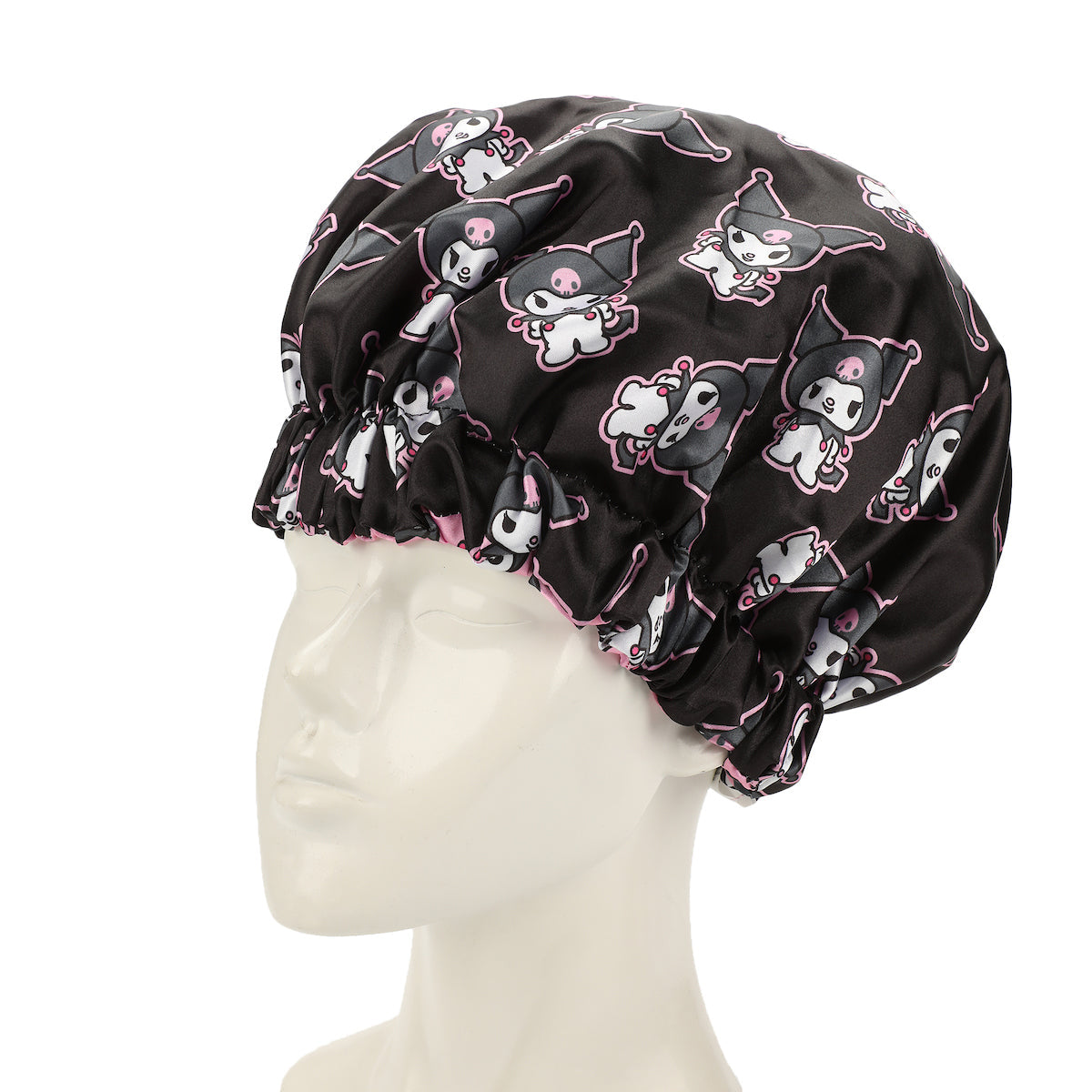 Bonnet de nuit réversible Kuromi – imprimé intégral