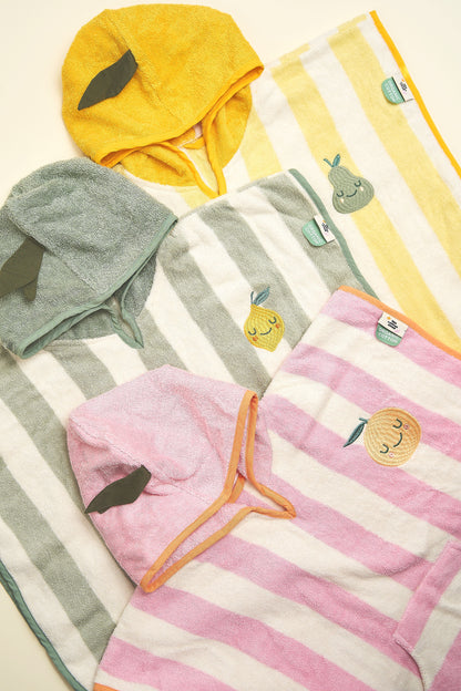 Poncho à capuche Mandy Mandarin