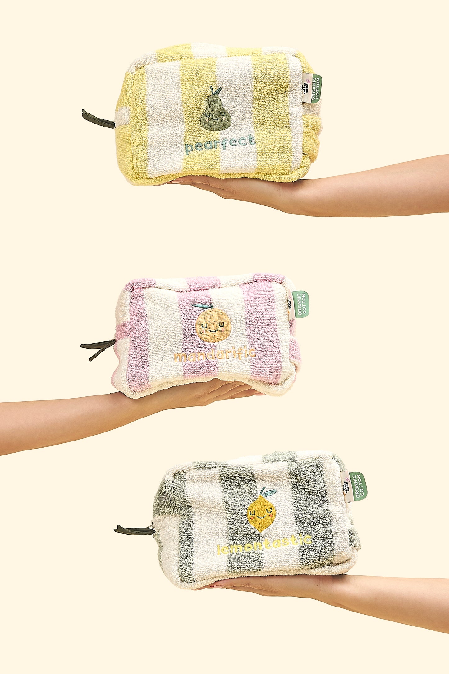 Trousse de toilette en éponge Mandy Mandarin