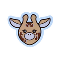 Autocollant Girafe