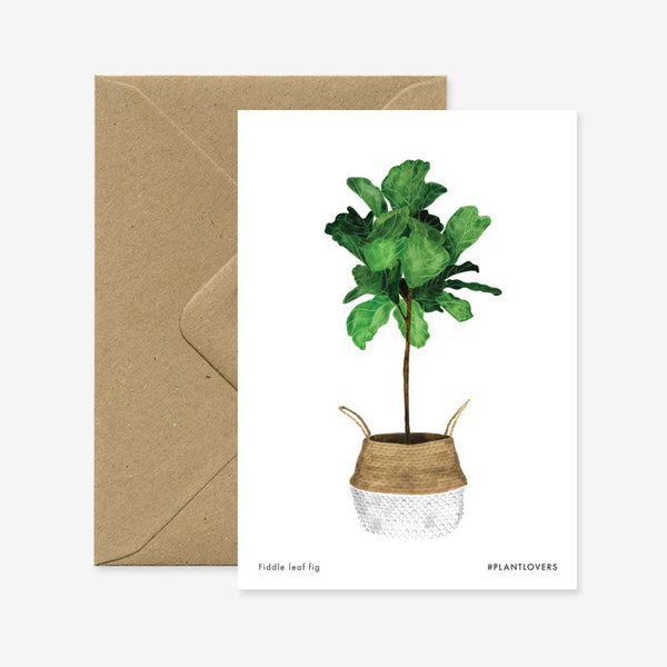 Fiddle Leaf Tree - Carte de vœux