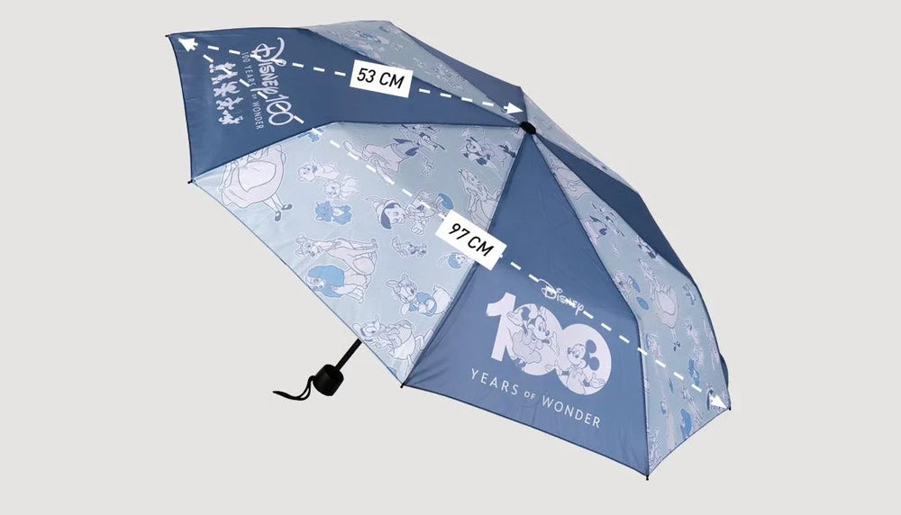 Guarda-chuva dobrável do centenário da Disney - Personagens
