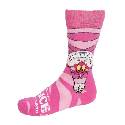 Chaussettes Alice au Pays des Merveilles - Chat du Cheshire
