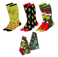 GRINCH - Pack de 3 Paires de Chaussettes (Taille 38-45)