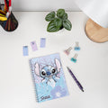 STITCH - Aguarela - Caixa de Oferta de Papelaria - 8 peças.
