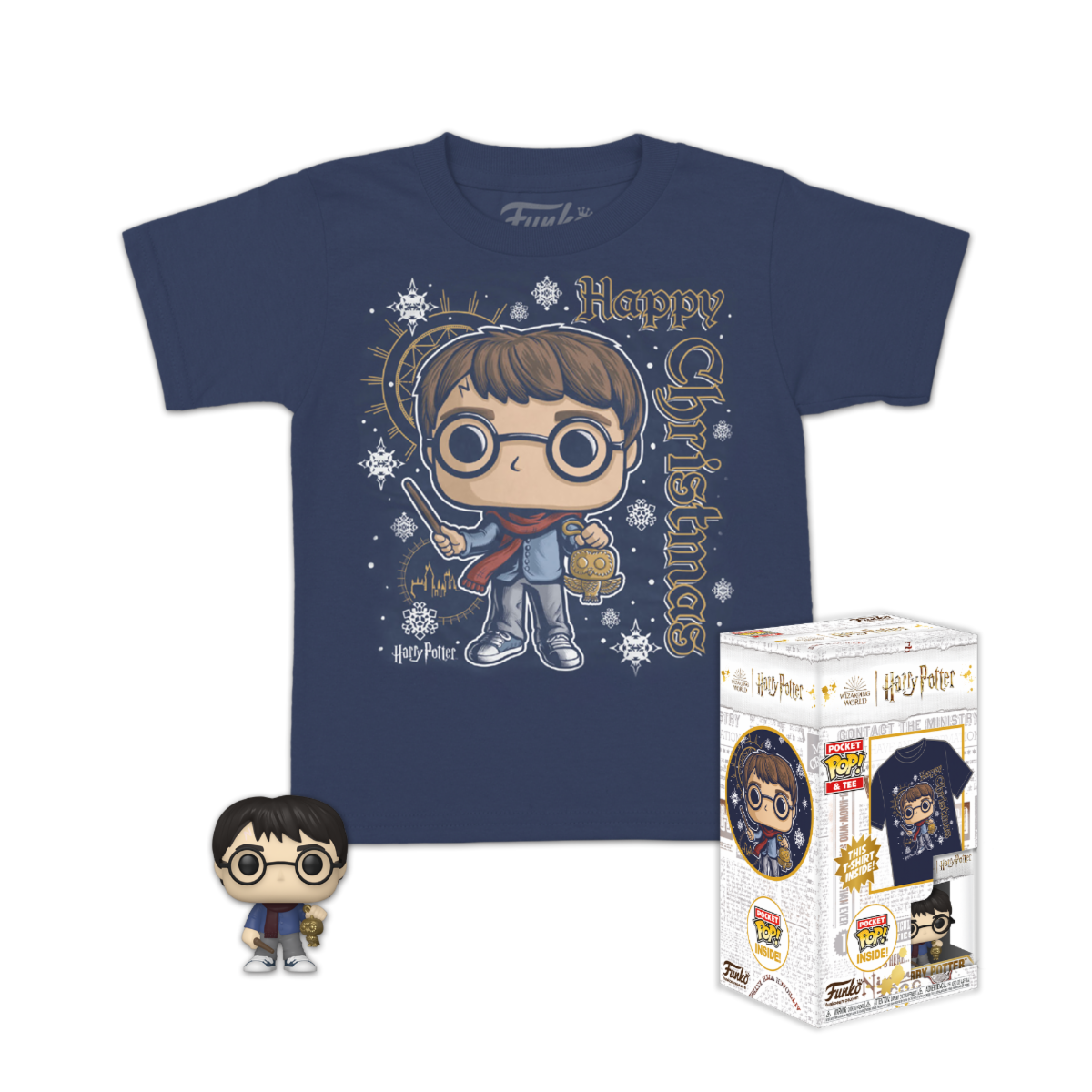 pocket pop kids tee harry potter holiday funko