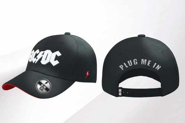 AC/DC - Plug Me In - Cappellino da baseball "Washed"