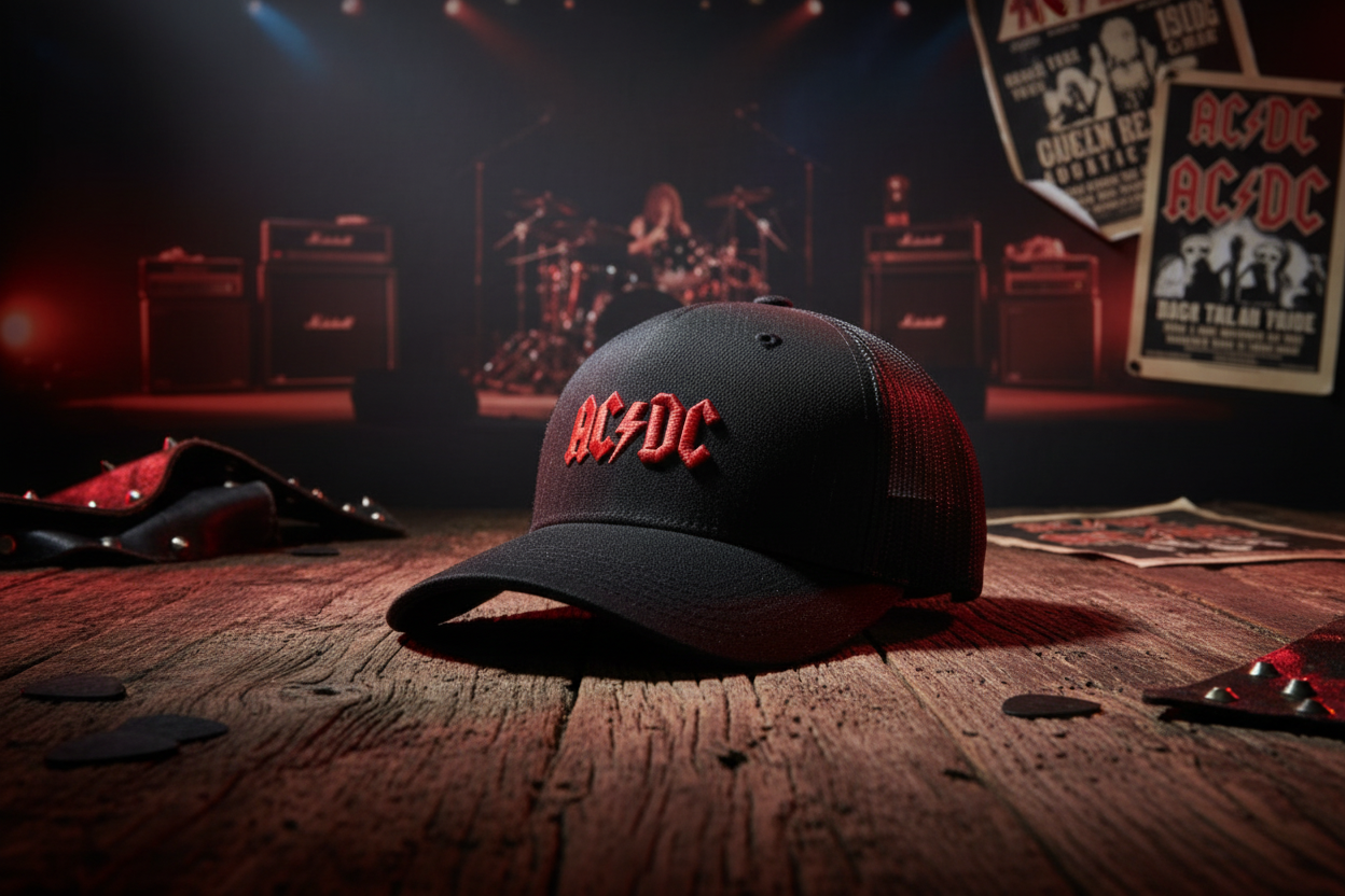 AC/DC - Plug Me In - Casquette Trucker