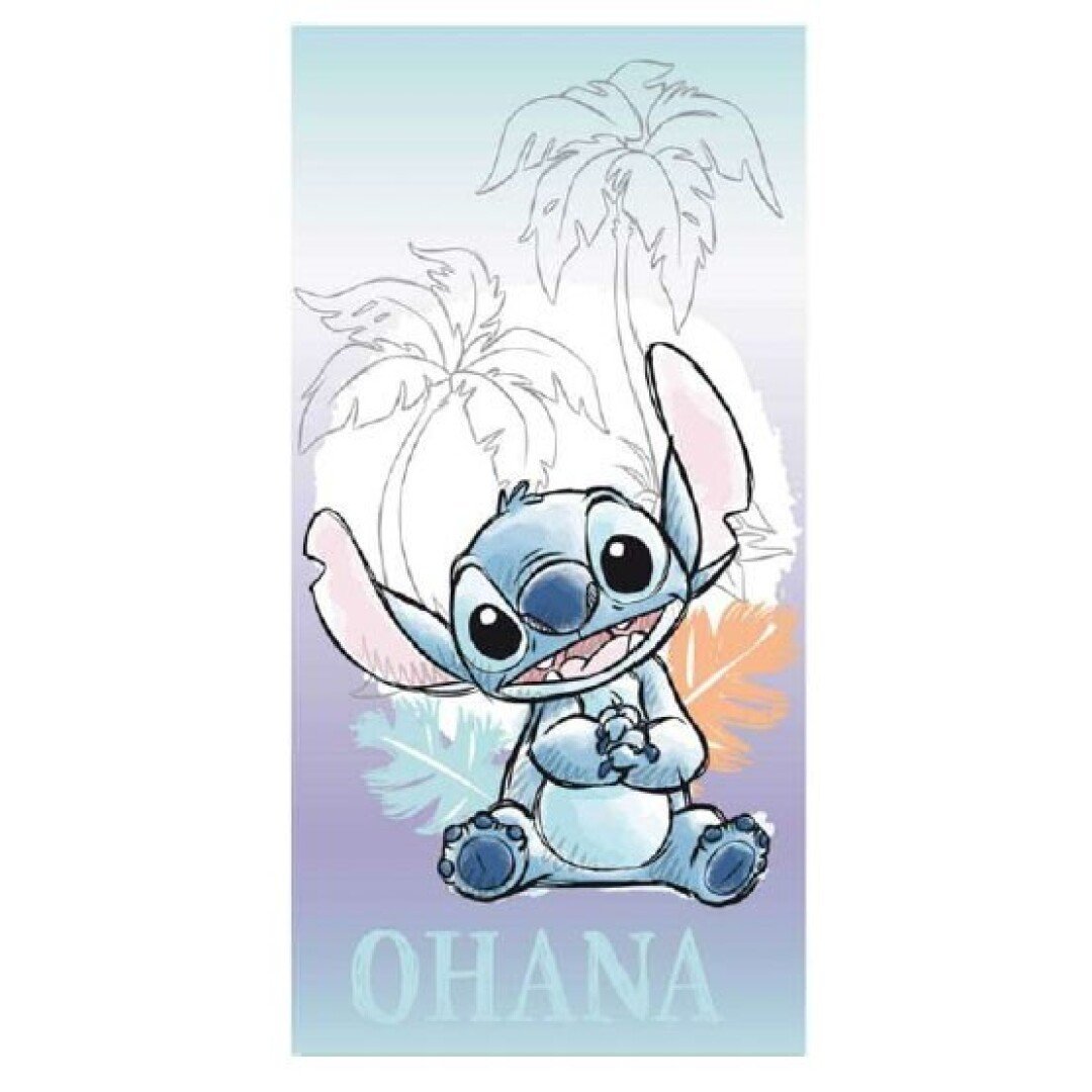 LILO & STITCH -Stitch Ohana-Serviette de Plage 100% Polyester 70x140cm