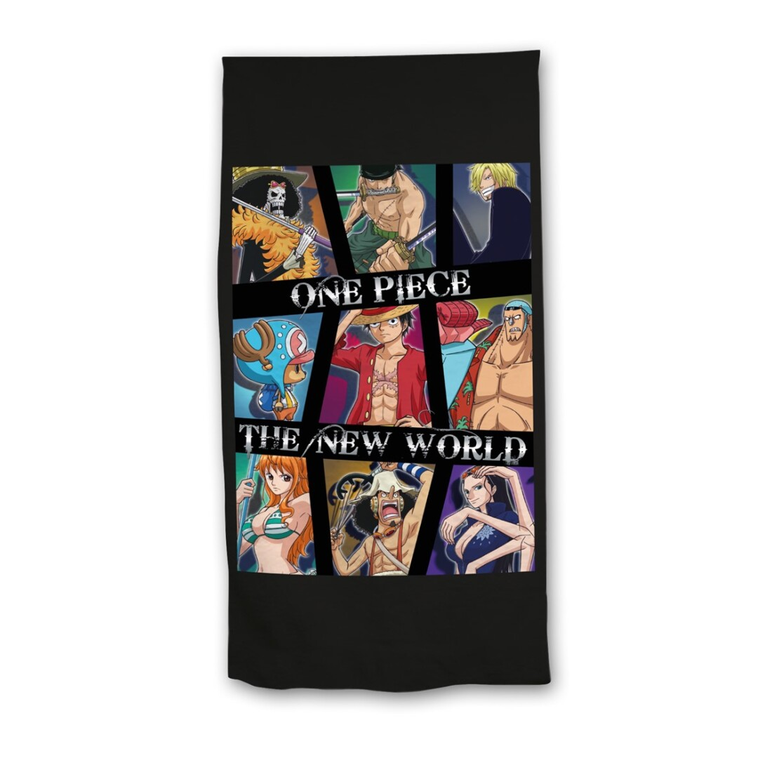 ONE PIECE The New World Serviette de Plage 100% Polyester 70x140cm