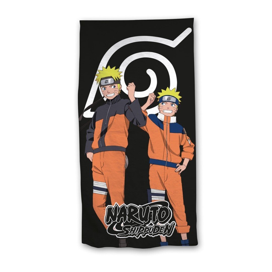 NARUTO SHIPPUDEN Serviette de Plage 100% Polyester 70x140cm