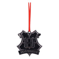Décoration de Noël Harry Potter - Ecusson de Poudlard (Argent)